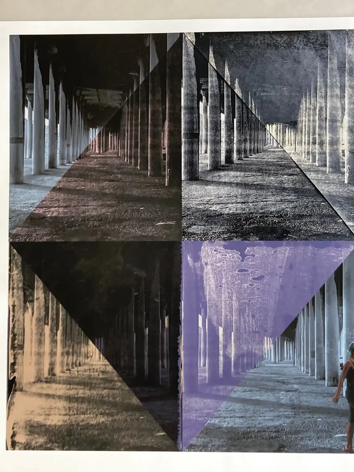 Collage and screenprint
M4 underpass