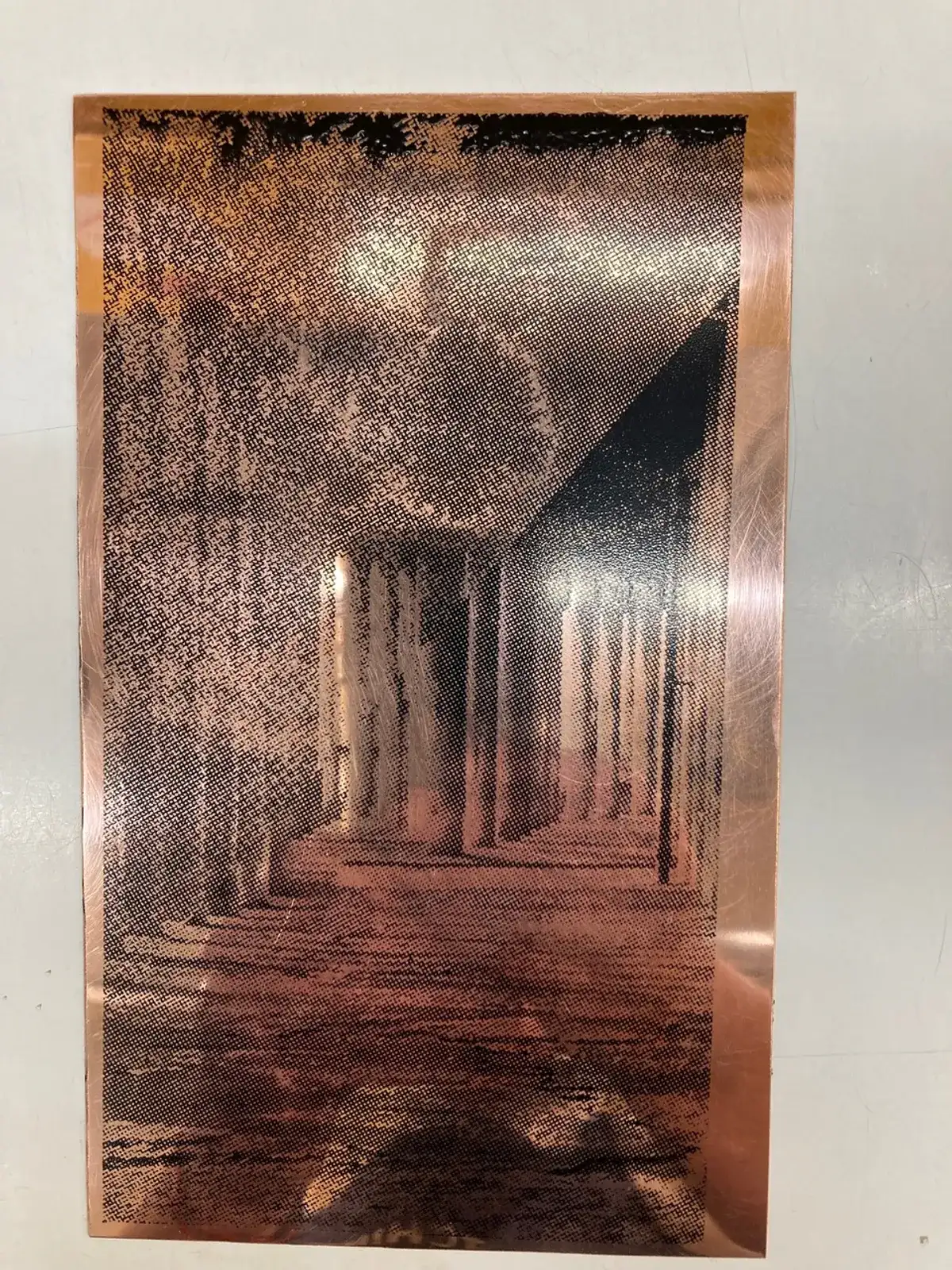 Copper test plate