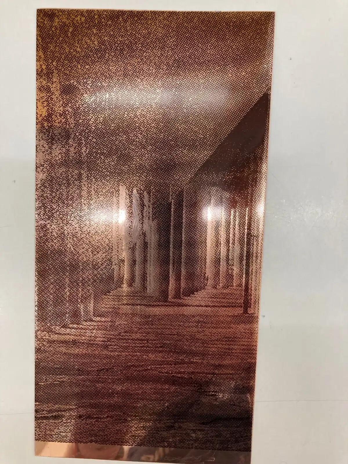 Copper test plate