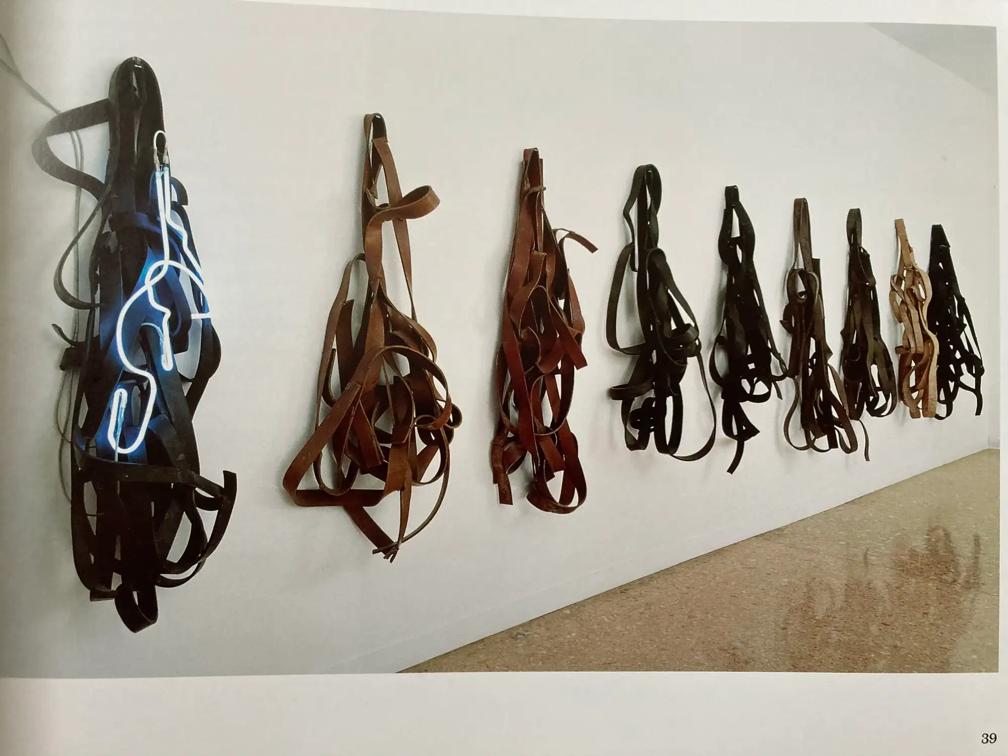 Richard Serra's 'Belts' installation